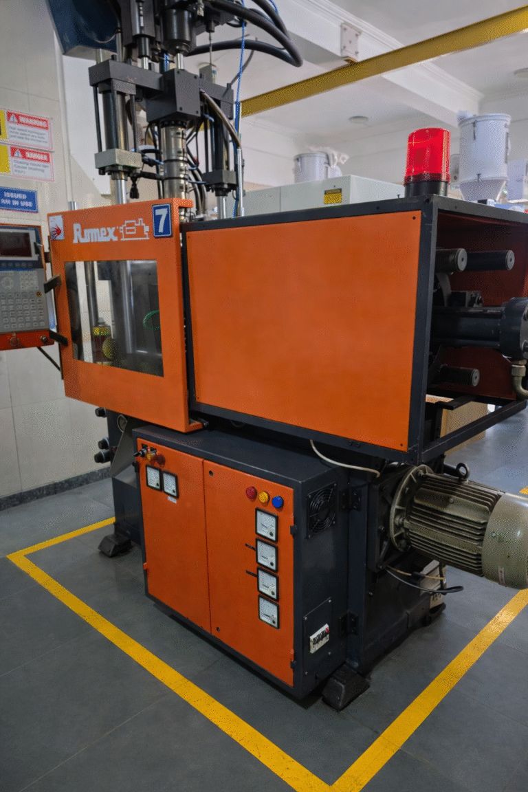 Orange Rumex machine in industrial setting